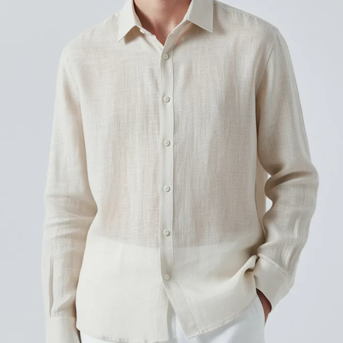 Linen long sleeve shirt